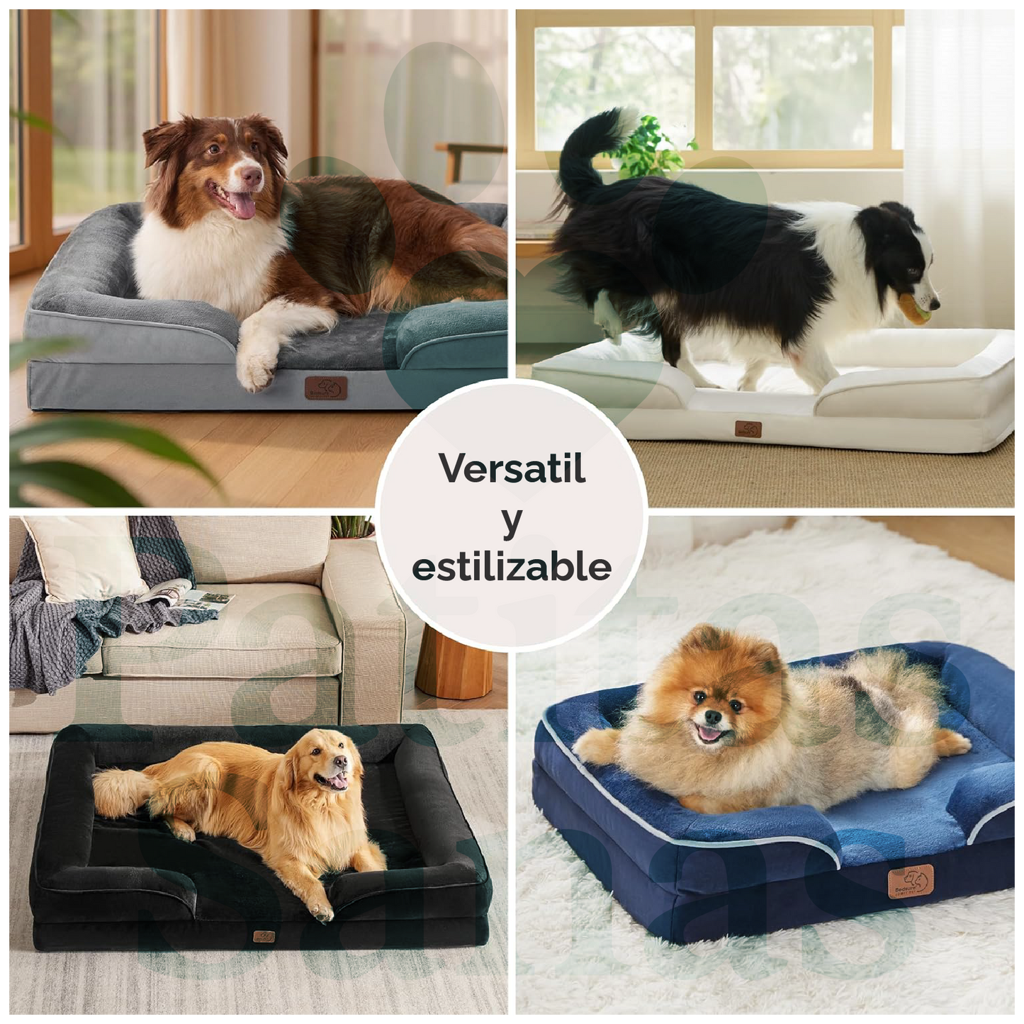 Patitas Sanas | Cama Ortopédica, viscoelástica para mascotas