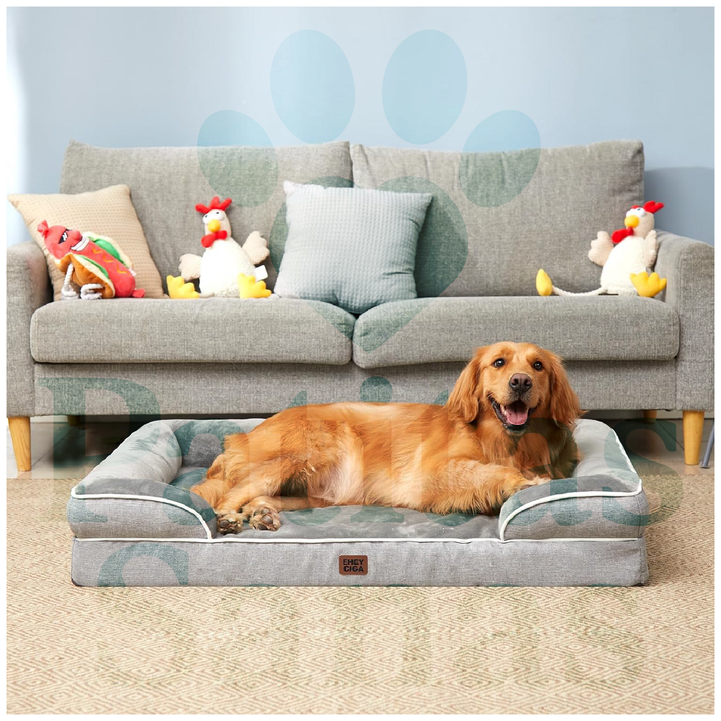 Patitas Sanas | Cama Ortopédica, viscoelástica para mascotas