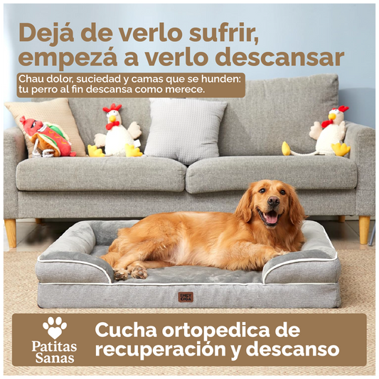 Patitas Sanas | Cama Ortopédica, viscoelástica para mascotas